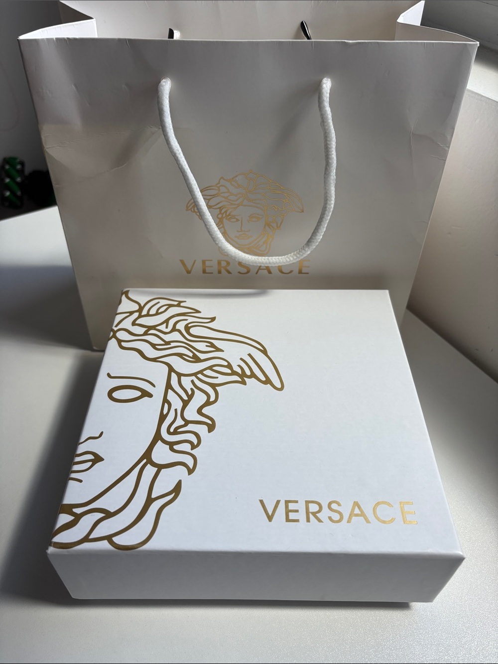 Versace White and Gold Luxury Gift Set
